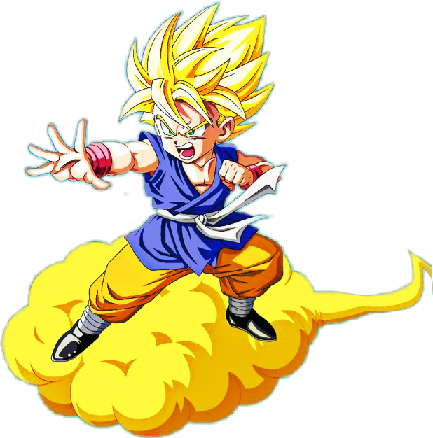 Dragon Ball Gt Kid Goku Clipart (618x626), Png Download