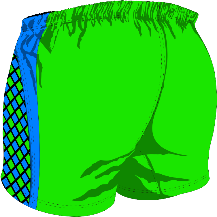 Custom, Bespoke Rugby Short Design 279 Back - Rugby Football Clipart (901x901), Png Download