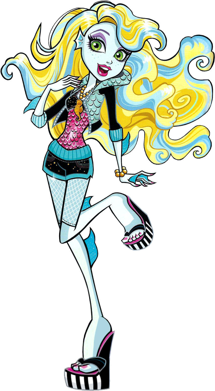 Monster High Lagoona Clipart (893x1600), Png Download