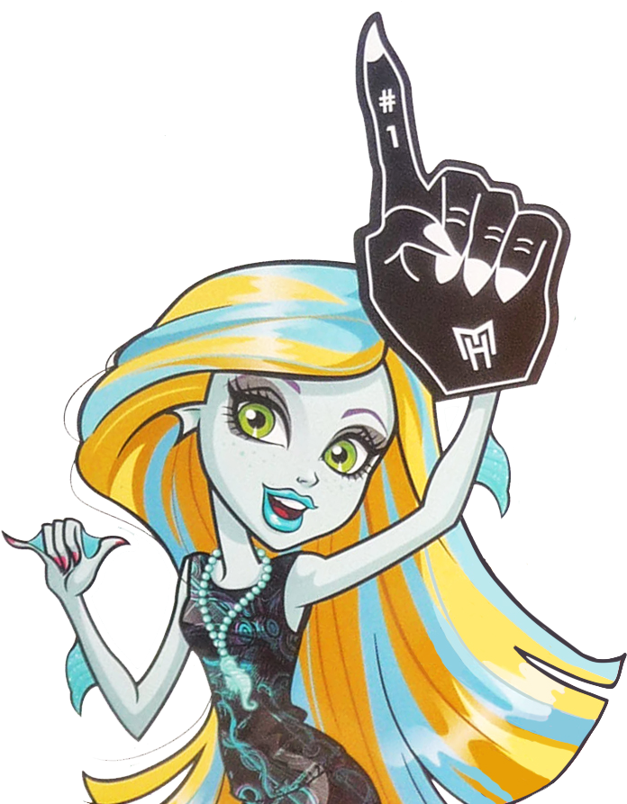 We Are Monster High • By - Monster High Lagoona Blue Clipart (720x892), Png Download