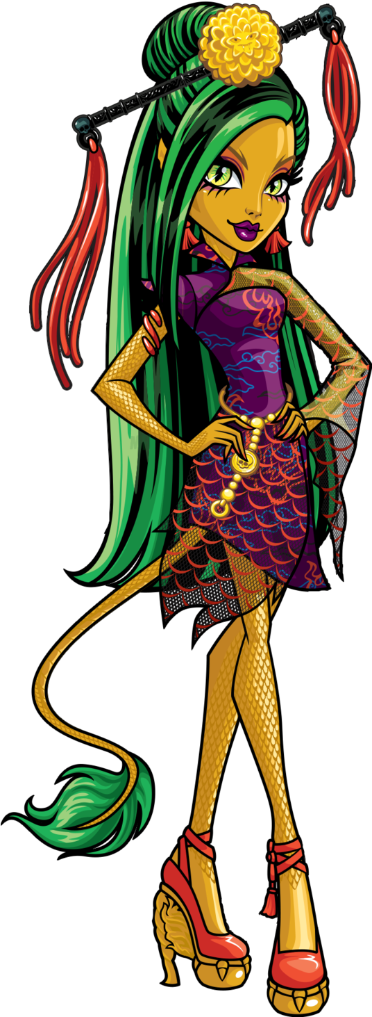 Monster High Jennifer Long Clipart (535x1491), Png Download