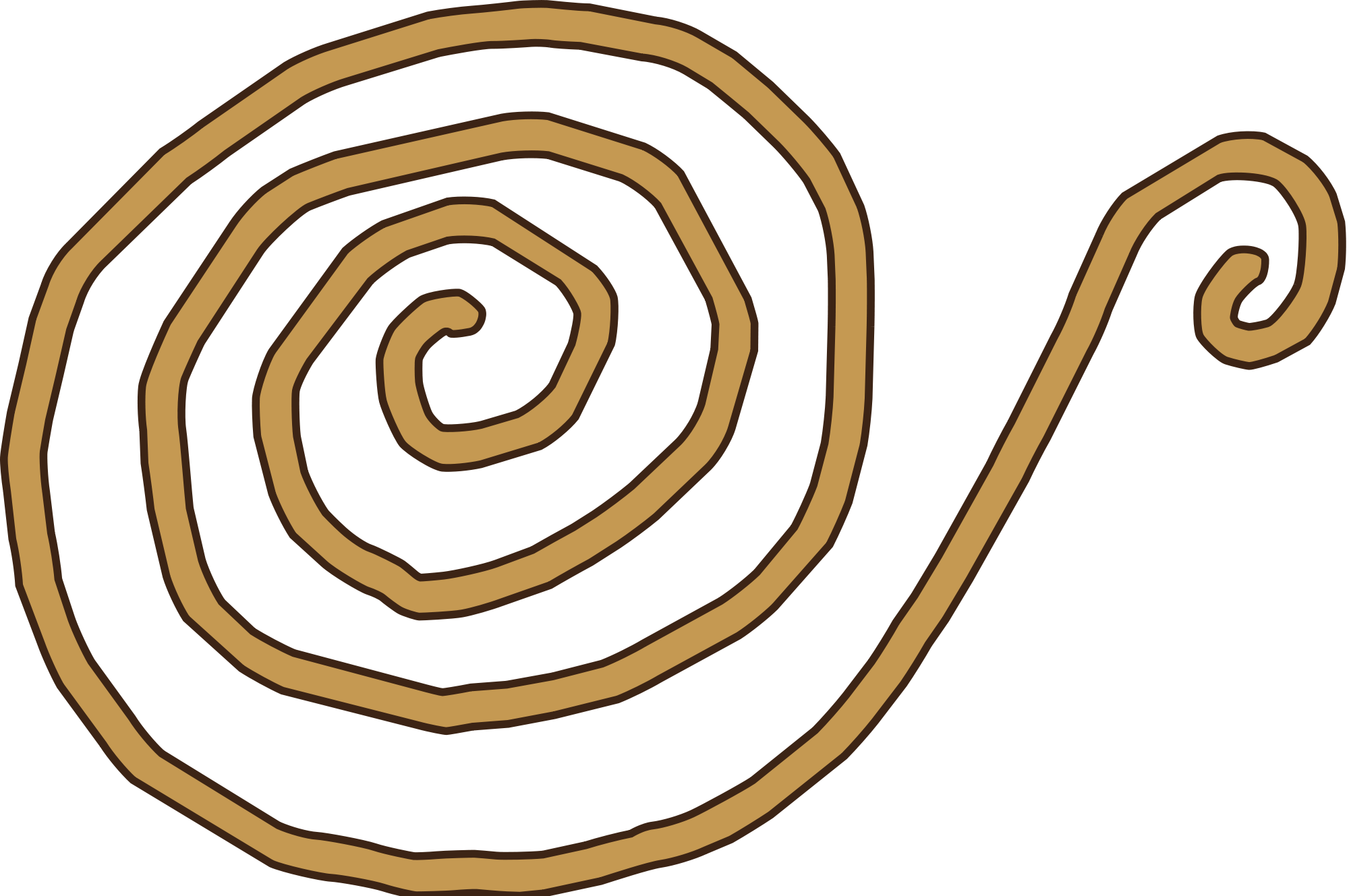 File Tainosnail Svg Wikimedia - Tainos Png Clipart (2000x1329), Png Download