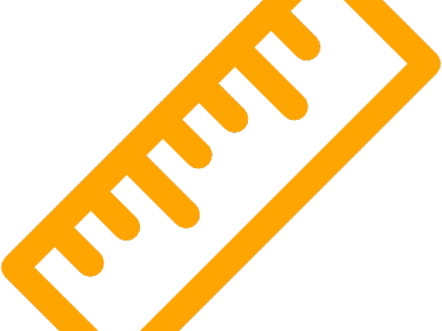 Ruler Clipart Icon - Ruler Icon Blue - Png Download (640x480), Png Download