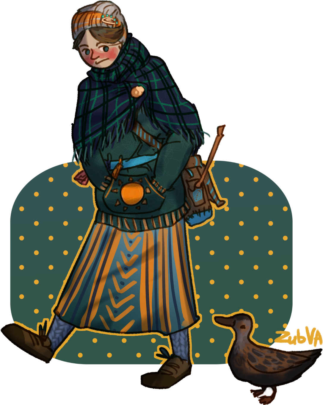 “it's Finally Witchsona Week Again So Here's Mine With - Cartoon Clipart (1280x1676), Png Download