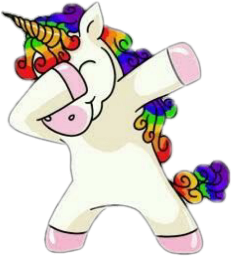 Unicornio Dab Clipart (1024x1024), Png Download