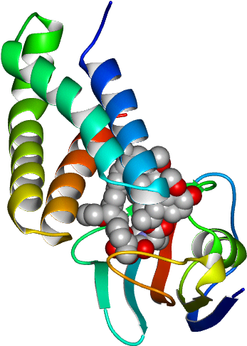 No Rotation Molmil Generated Image Of 2fap Clipart (768x768), Png Download