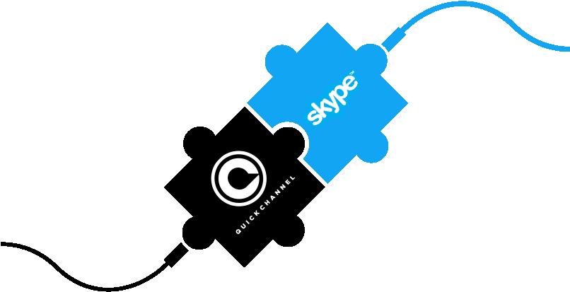 Skype For Business Live Broadcast And Recording With - Skype Clipart (877x602), Png Download