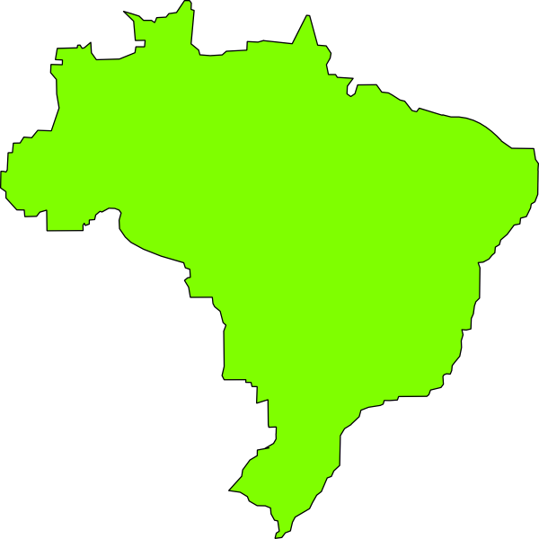 Brazil - Slate Grey Lined Notebook With Margins: 101 Clipart FREE PNG