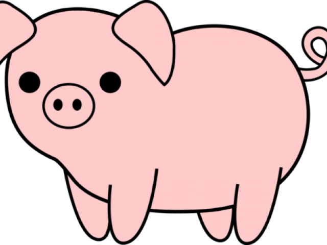 Greek Clipart Farmer - Pig Black And White Drawing - Png Download (640x480), Png Download