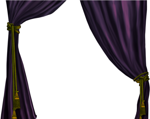 Curtain Clipart Drapery - Paper - Png Download (640x480), Png Download