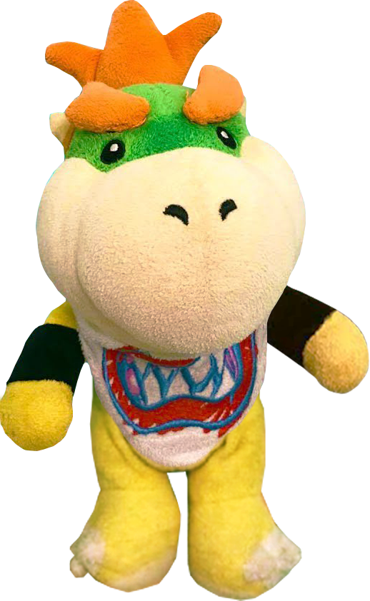 Bowser Jr Png - Bowser Jr Plush Sml Clipart (518x842), Png Download