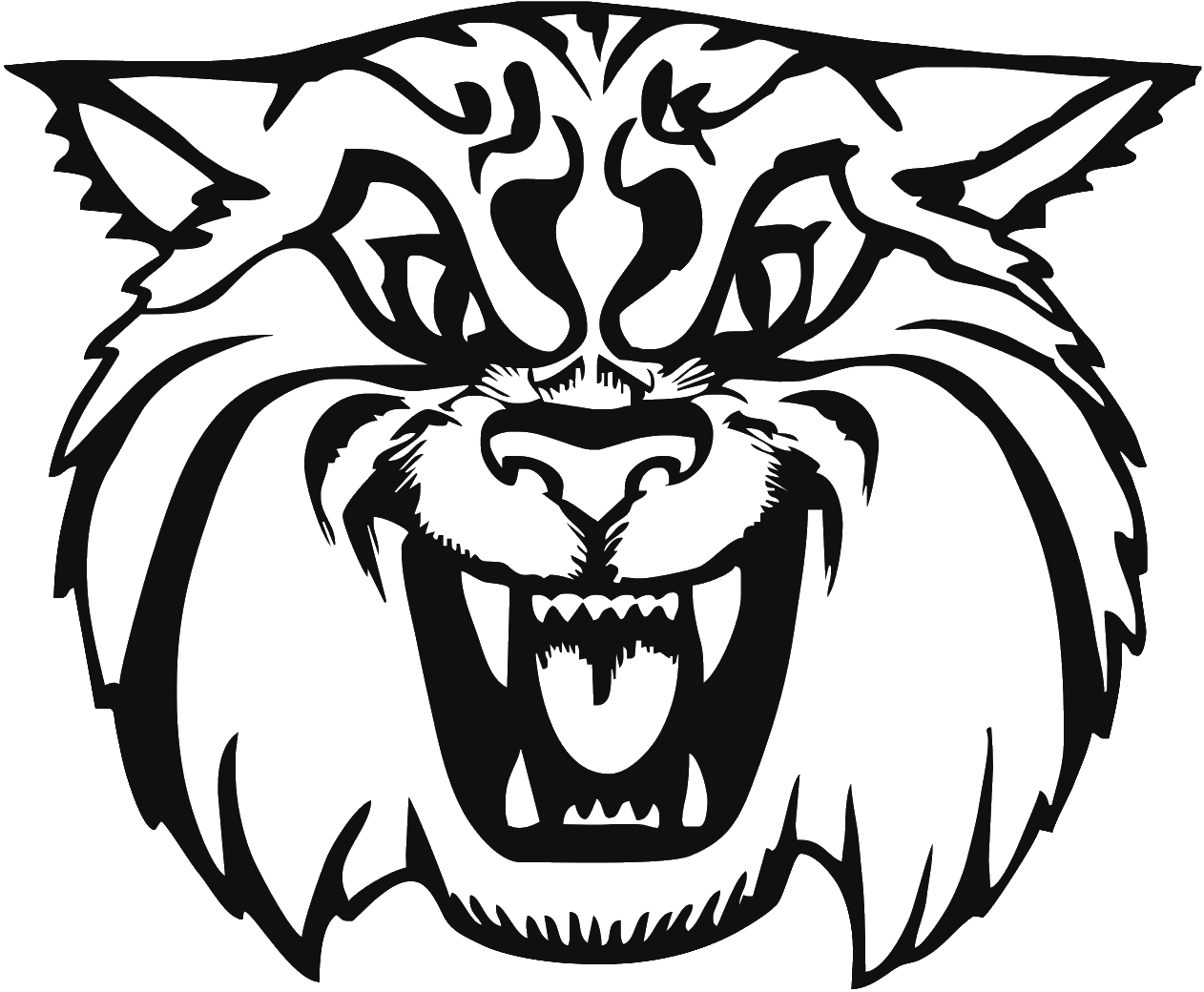 Gwes - Wildcat Clipart - Png Download (1262x1040), Png Download