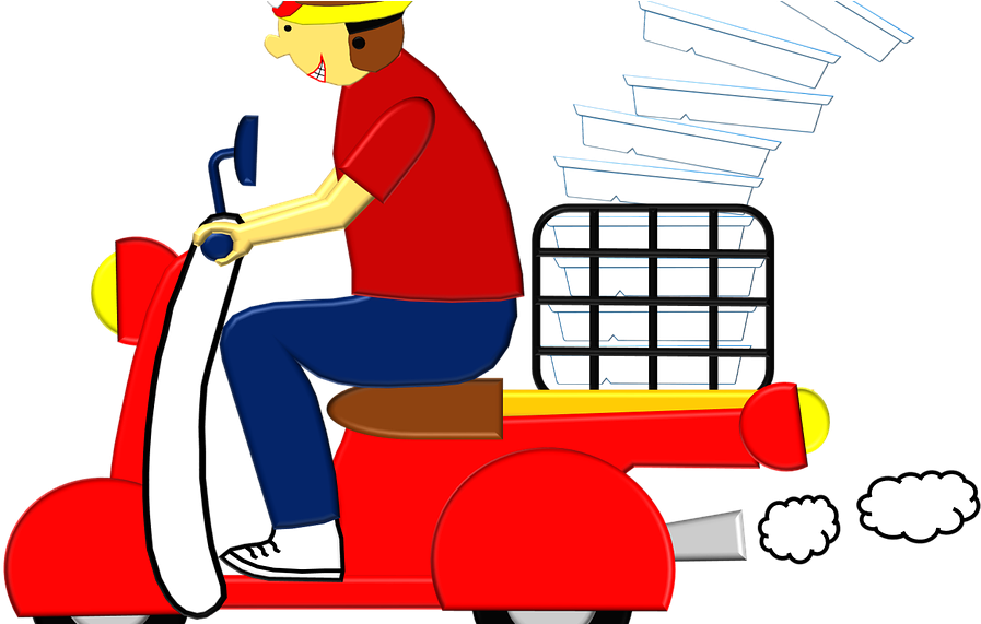 All Aboard For On-demand Services In The Maturing Retail - Meal Delivery Service Clipart (913x570), Png Download