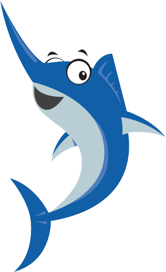 Marlin - Puddle Ducks Swim Academy Clipart (547x892), Png Download