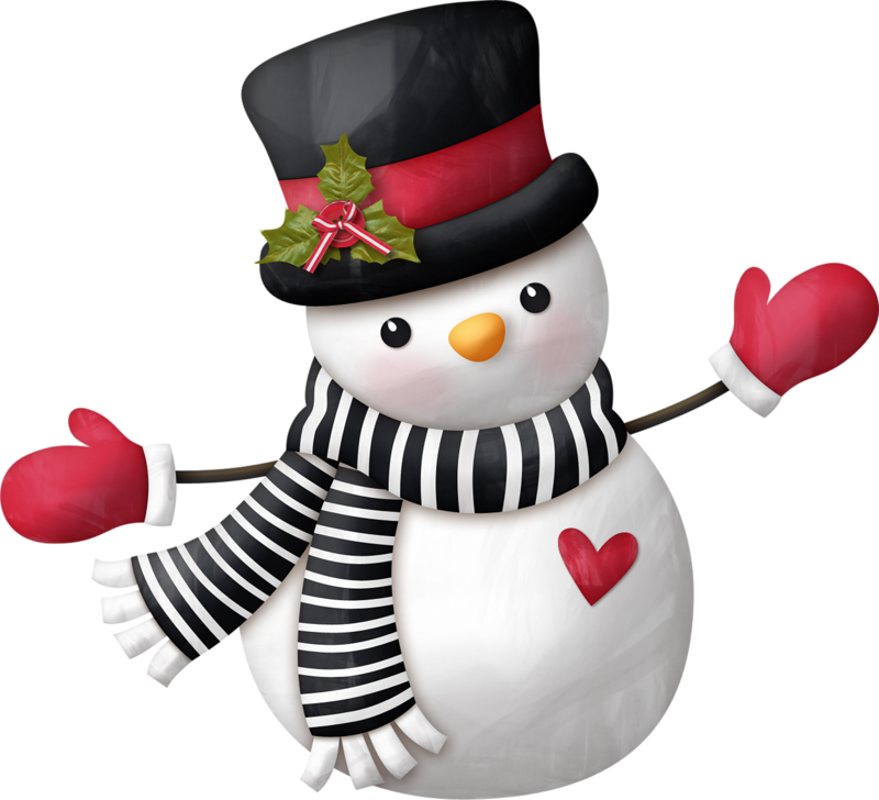 Christmas Snowman Clip Art - Muñeco De Nieve Png Transparent Png (800x728), Png Download