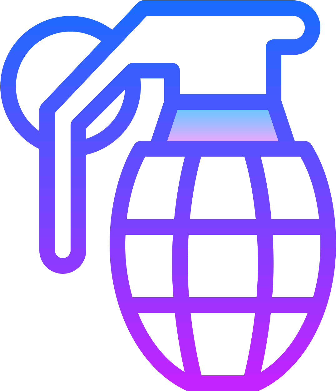 Grenade Icon - Globe Language Icon Clipart (1600x1600), Png Download