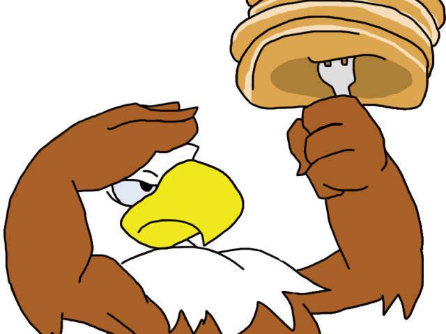 Pancake Clipart Cooking - Cartoon - Png Download (640x480), Png Download