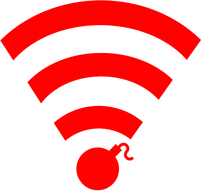 You Can Find The Talk Materials And Slides Right Here - Red Wifi Signal Clipart (640x632), Png Download
