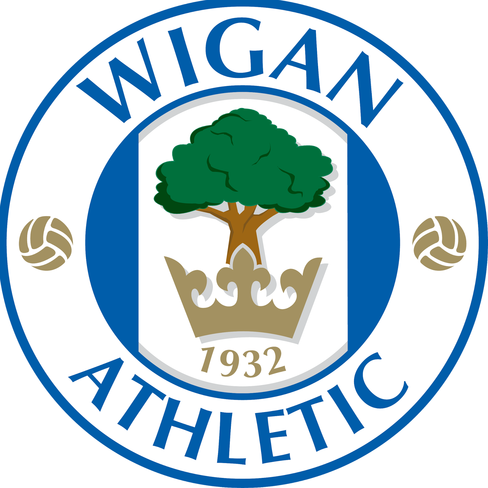 Patrick Oneil - Wigan Athletic F.c. Clipart (1600x1600), Png Download