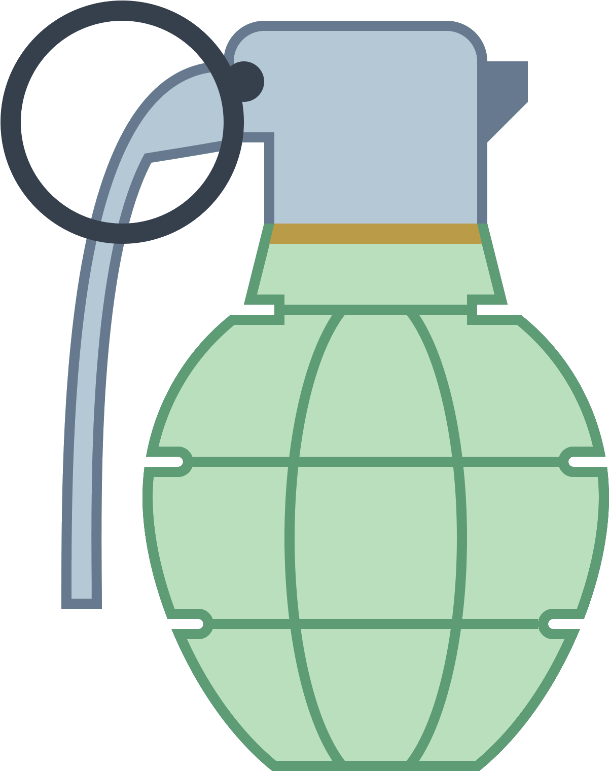 Grenade Icon Clipart (1600x1600), Png Download