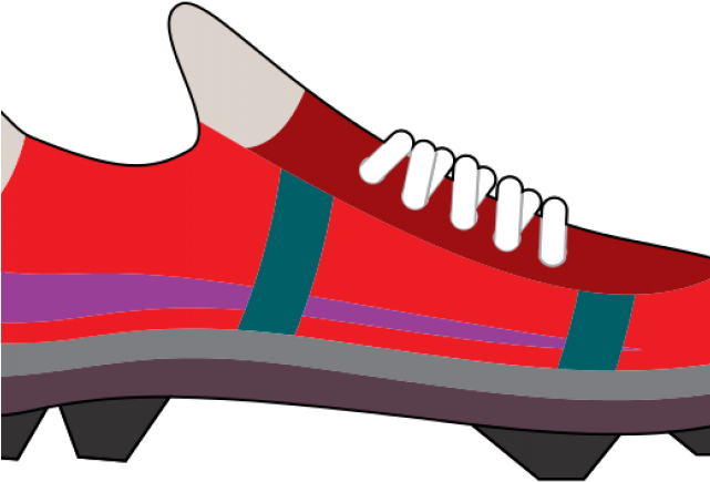 Gym Shoes Clipart Sneaker - Clipart Football Shoes - Png Download (640x480), Png Download