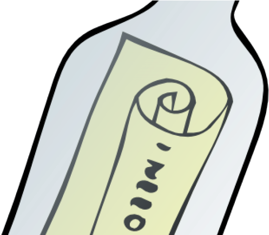 Message Clipart Message In Bottle - Message In A Bottle Clipart - Png Download (640x480), Png Download