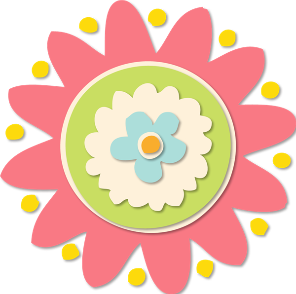 Flower2 - Circle Clipart (600x596), Png Download