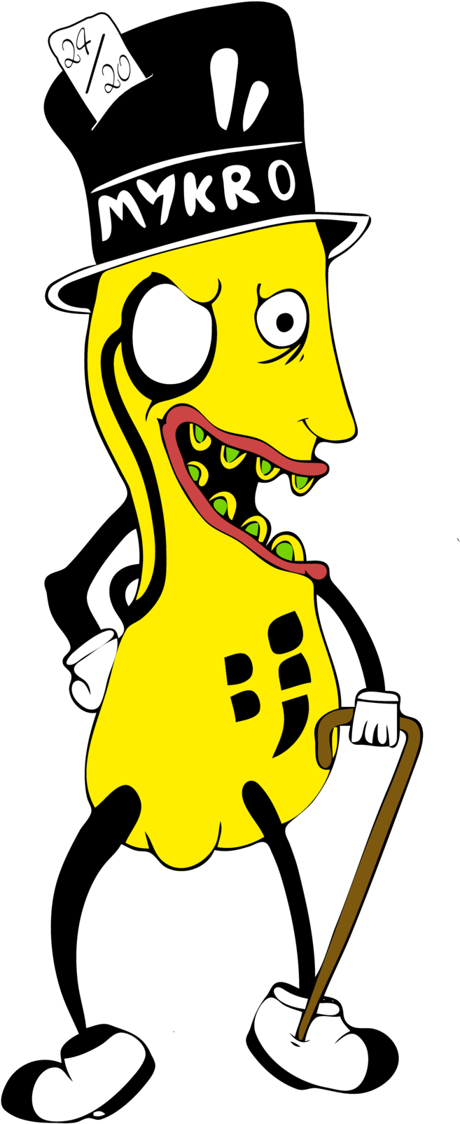 Mr. Peanut Clipart (1800x2400), Png Download
