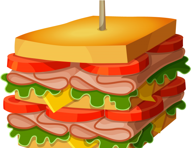 Peanut Clipart Sandwich - Deli Sandwich Clip Art - Png Download (640x480), Png Download
