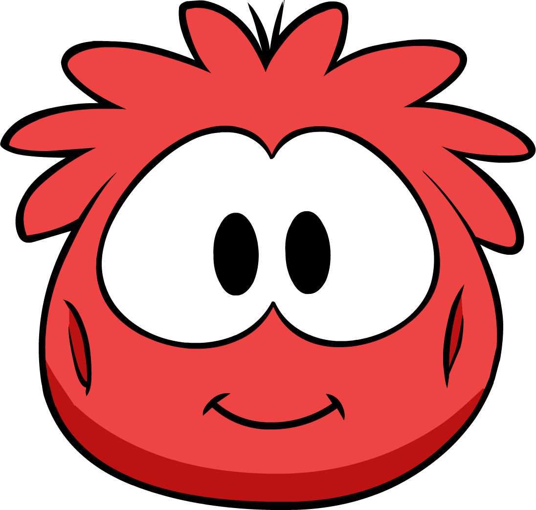Red Puffle Costume Item - Red Puffle Gif Clipart (1096x1043), Png Download