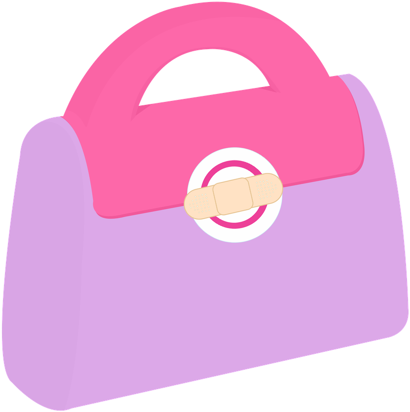 Purse Clipart Doc Mcstuffins - Doc Mcstuffins Bag Png Transparent Png (900x887), Png Download