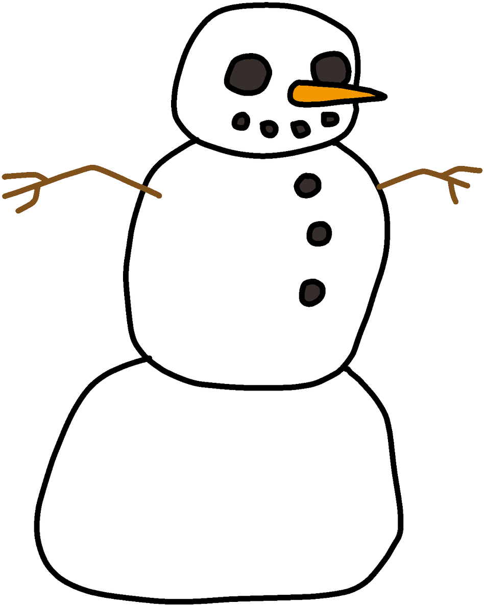 Don't Forget To Share Your Creation With Us - Snowman Clipart (965x1199), Png Download
