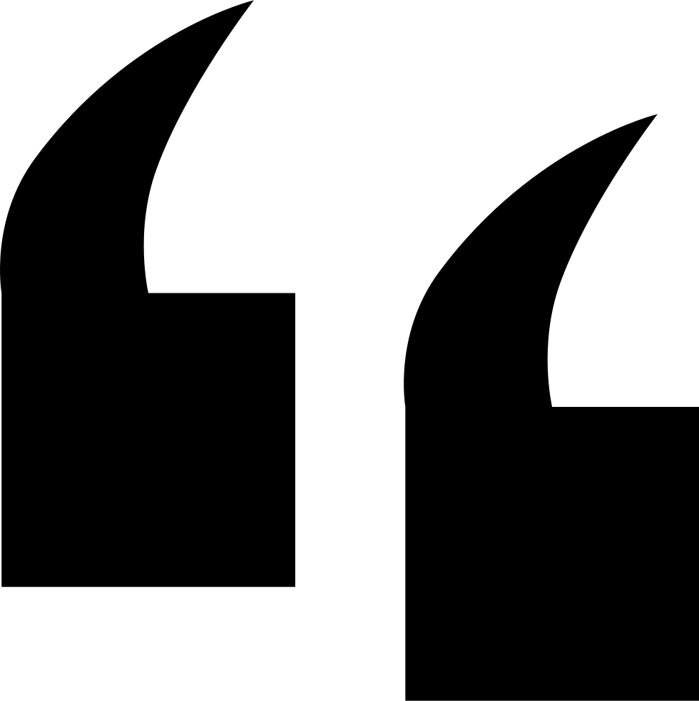 In Quotation Marks Comments - Quotation Mark Clipart (980x982), Png Download
