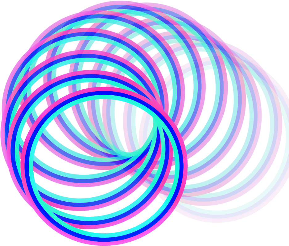 Neon Shapes Clipart (1024x1024), Png Download