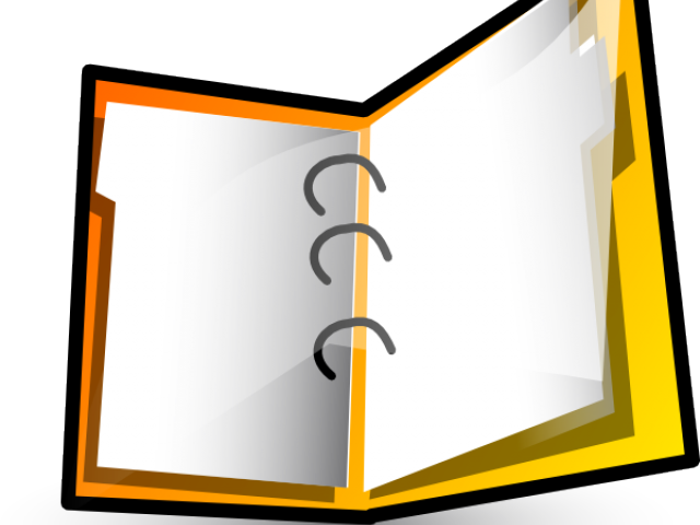 Original - Binder Clip Art - Png Download (640x480), Png Download