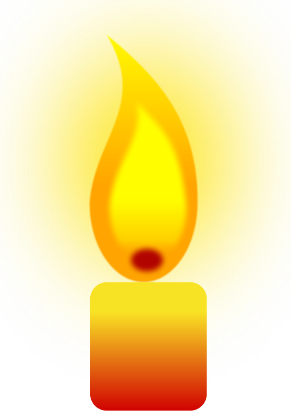 Vector Clip Art - Candle Clipart Transparent Background - Png Download (600x847), Png Download