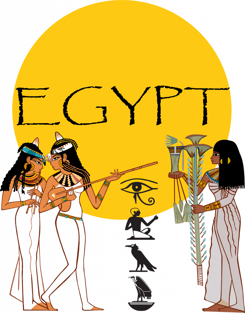 Egypt, High Turnout And Few Disturbances In First Post-mubarak - Word Egypt Clipart (803x1024), Png Download