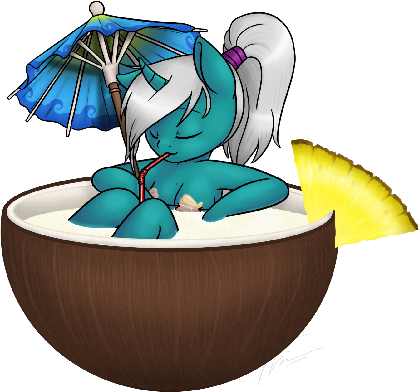 Sea Clipart Sea Breeze - Cartoon - Png Download (1440x1296), Png Download