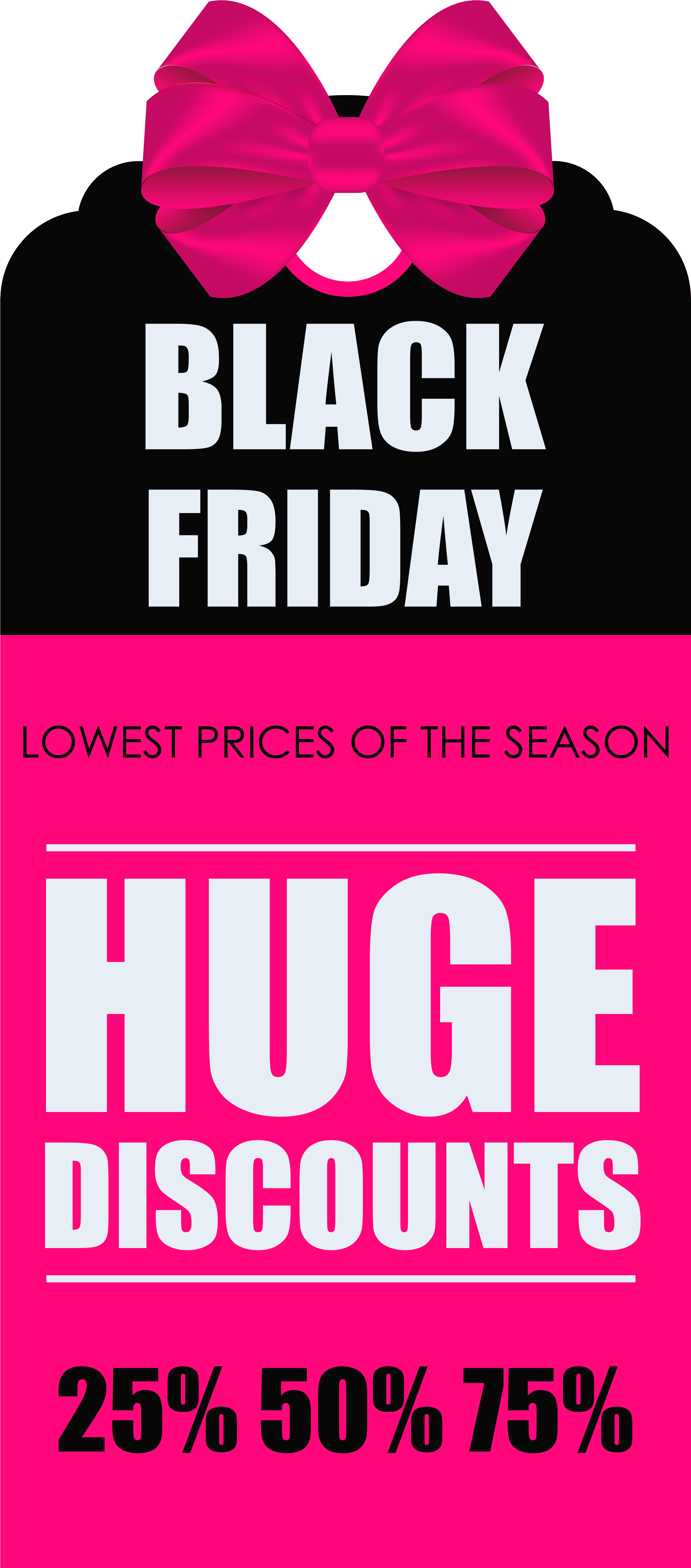 Banner Black Friday Png Clipart (2813x6110), Png Download