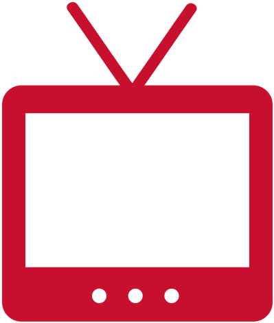 Area Television Stations Will Be Notified Of Weather - Television Clipart (600x600), Png Download
