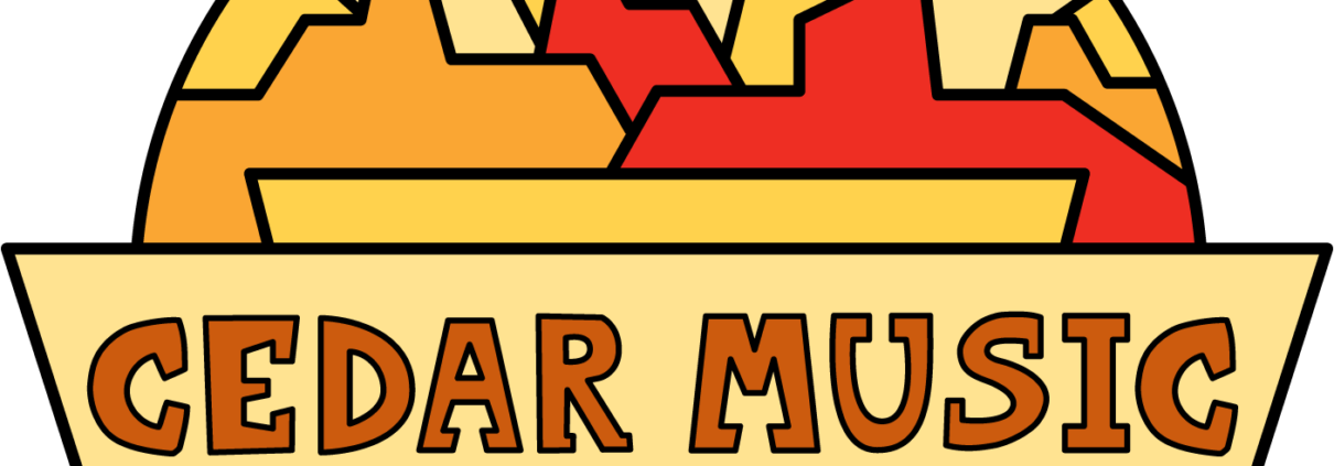 Cedar Music Fest Brings New Nightlife To Historic Downtown - Cedar Music Store & Studio Clipart (1210x423), Png Download