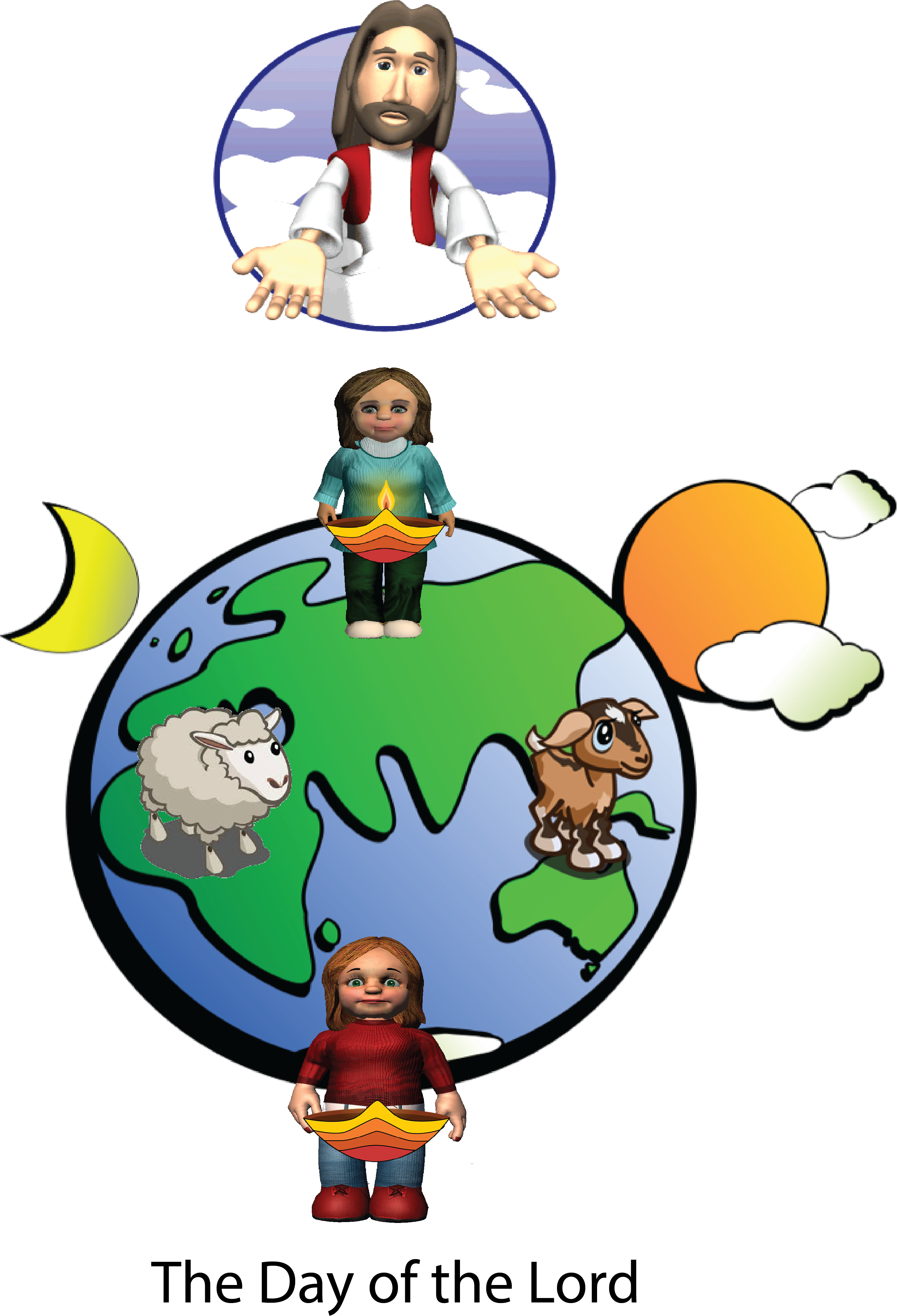 Religion Clipart Parable - Earth Clipart - Png Download (3036x4406), Png Download