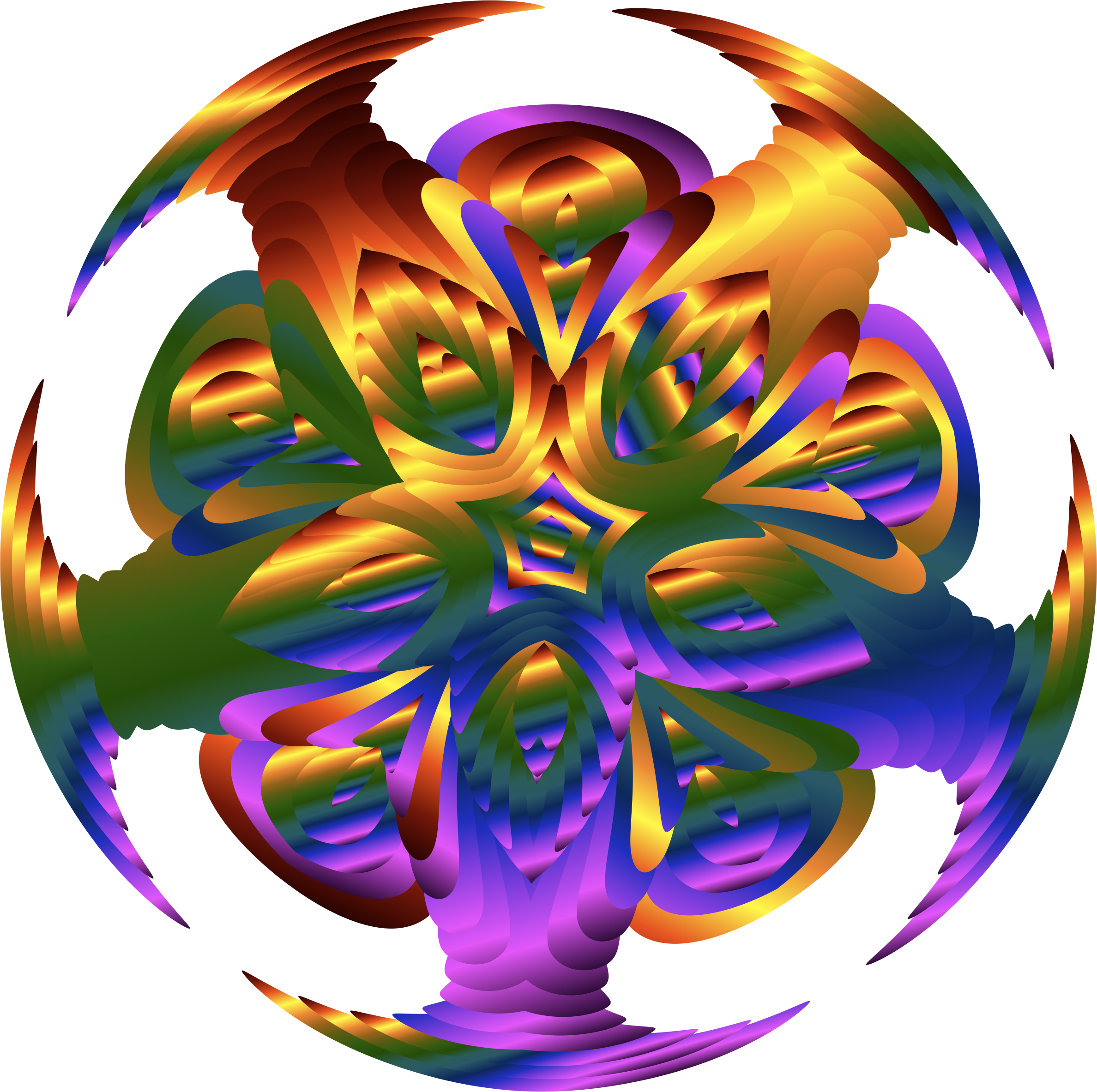 Multi-dimensional Space Clipart (2376x2366), Png Download