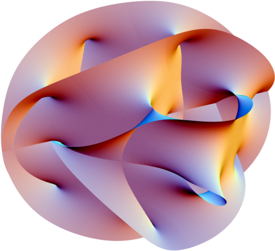 Original Image - Calabi Yau Manifold Clipart (600x600), Png Download