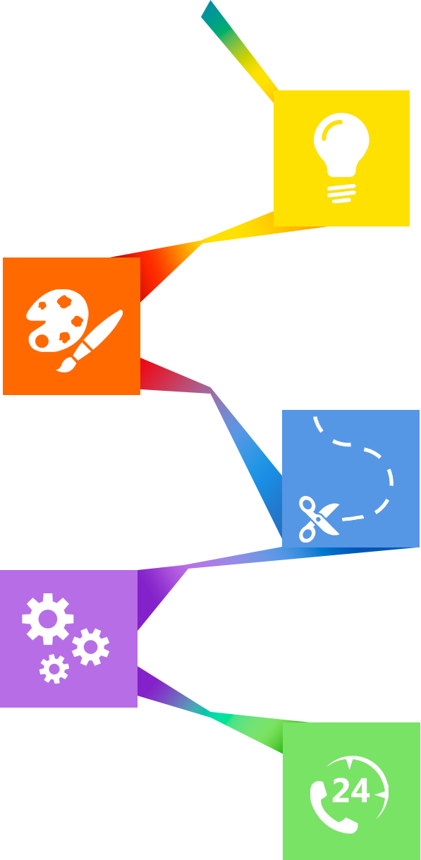 Создать Веб-сайт Компании - Design Clipart (597x1219), Png Download