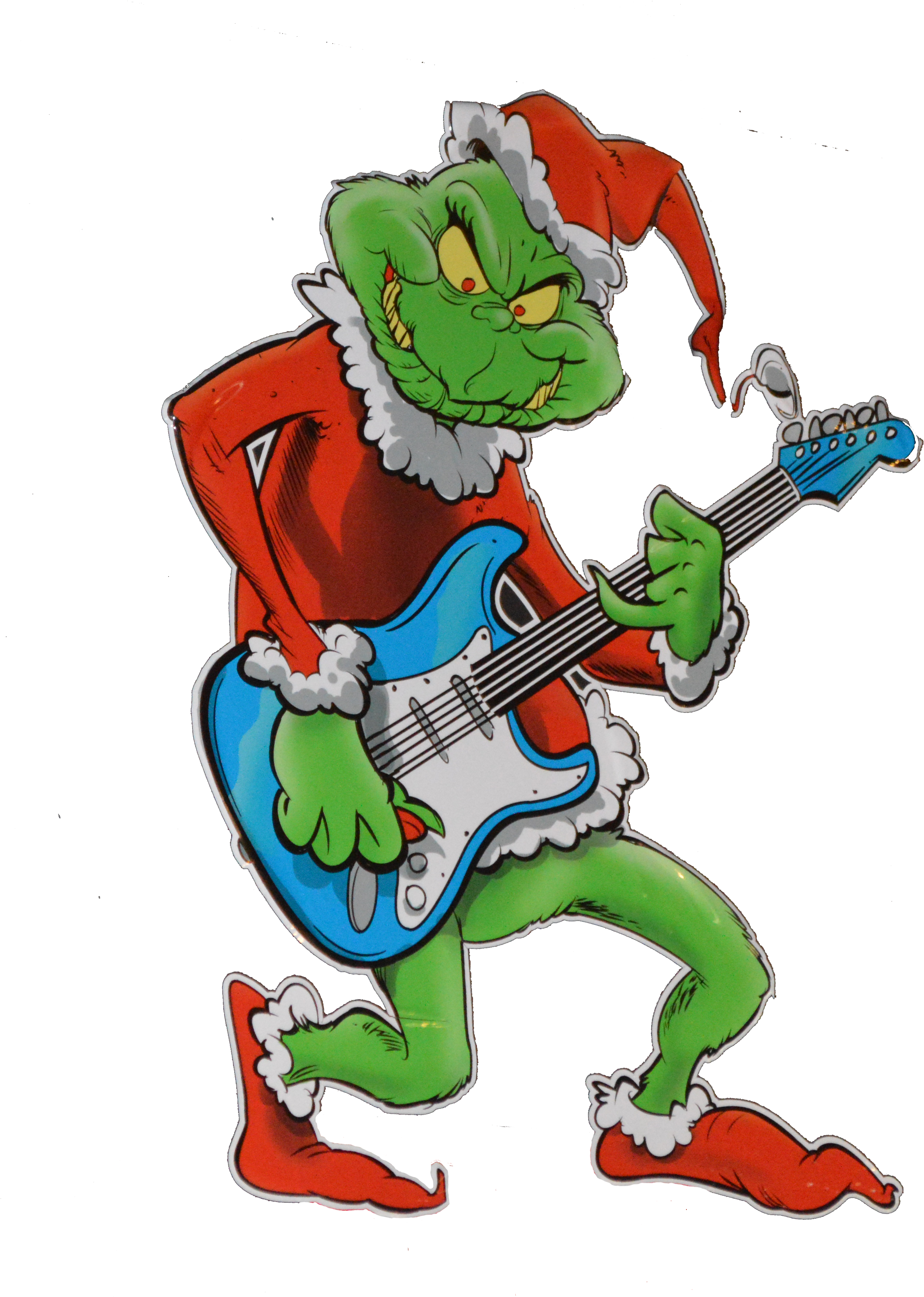 Grinch Png Transparent - Transparent Background Grinch Png Clipart (2588x3592), Png Download