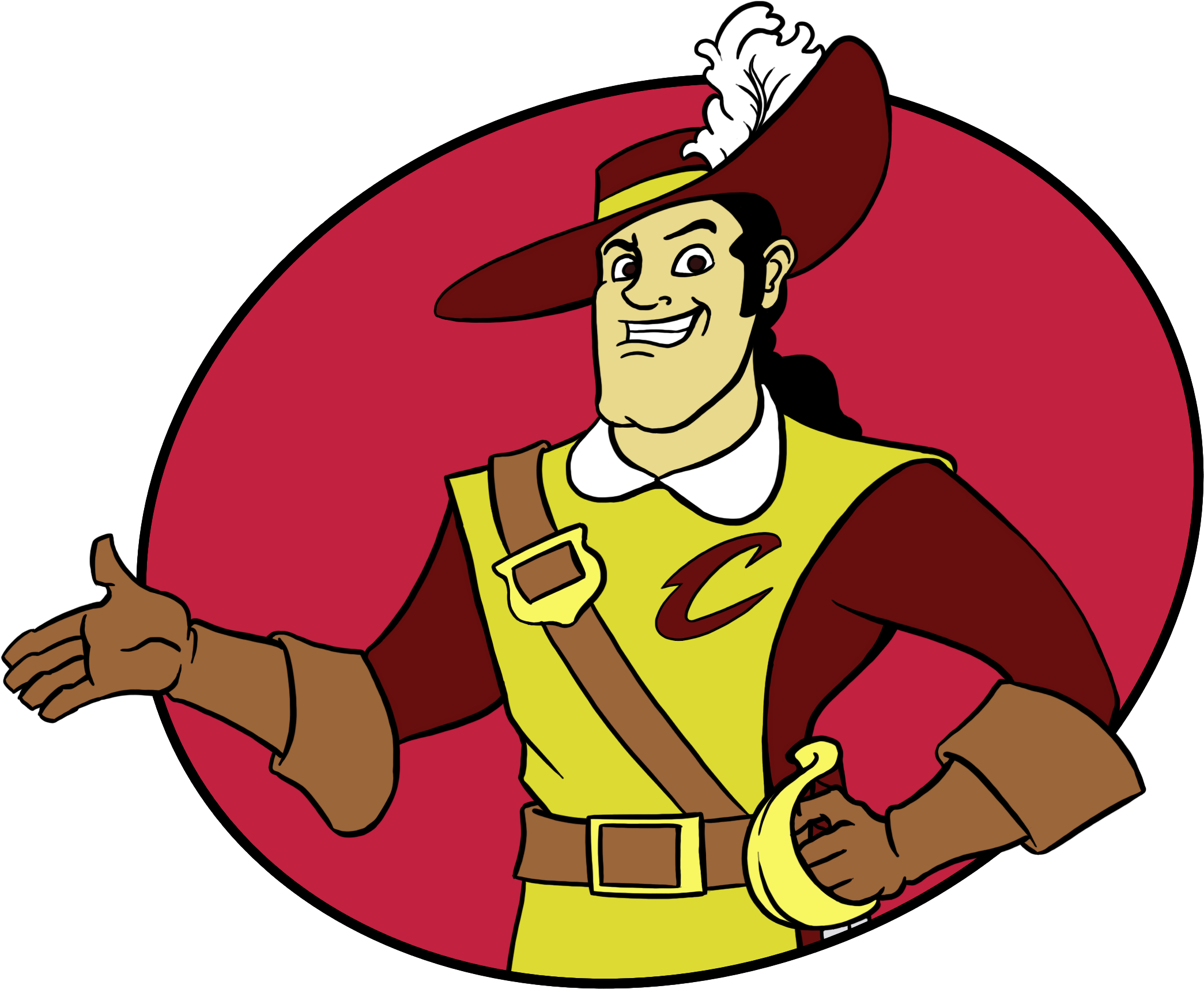 Collection Of Cavalier High Quality Free - Cleveland Cavaliers Mascots Sir Cc Clipart (2400x2400), Png Download