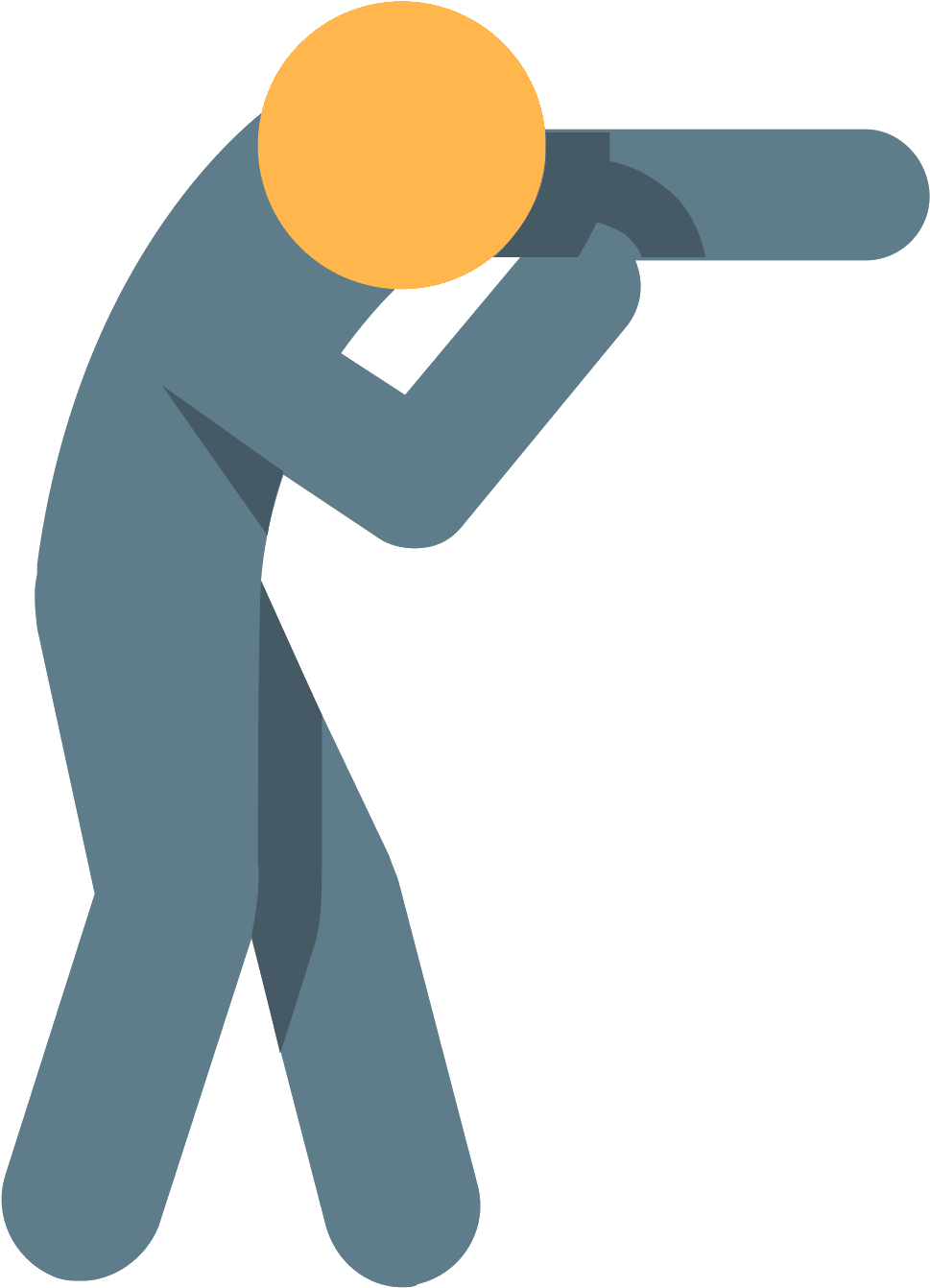 The Icon Is A Simplified Depiction Of A Humanoid Figure, - Icon Clipart (1600x1600), Png Download