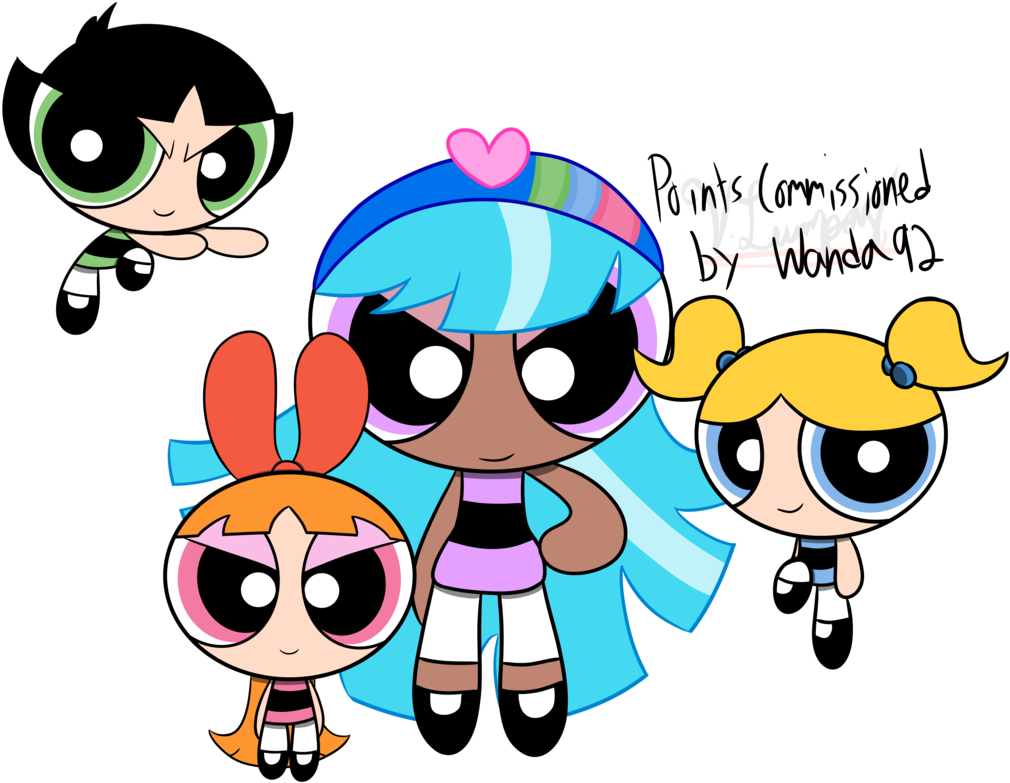 25 Oct - Dark Powerpuff Girls Bliss Clipart (1024x799), Png Download