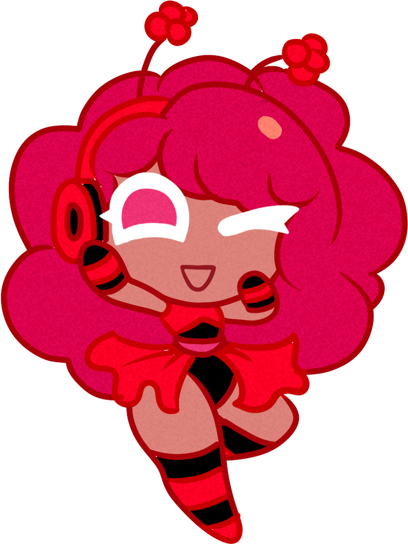 Here Is The New Girlie, Raspberry Cookie - Cookie Run Pomegranate Oc Clipart (1080x1349), Png Download